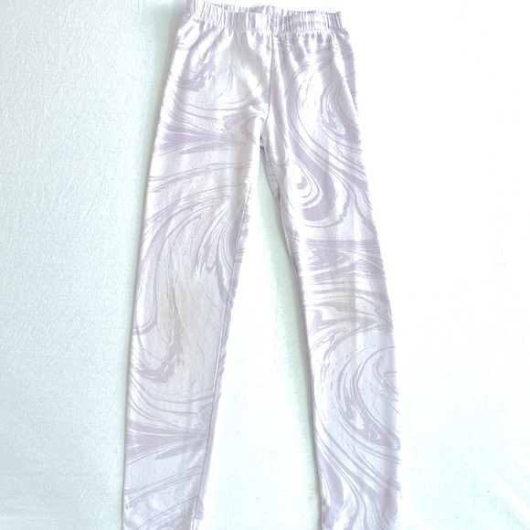Gap Organic Cotton Purple Swirl Leggings, Size Small (6/7) - Picture 1 of 4